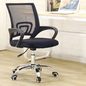 Low back secretarial office seat