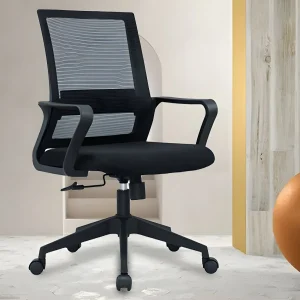 Ergonomic medium back chair