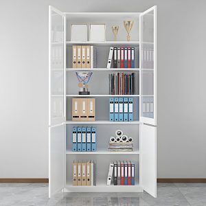 2 door lockable office filing cabinet