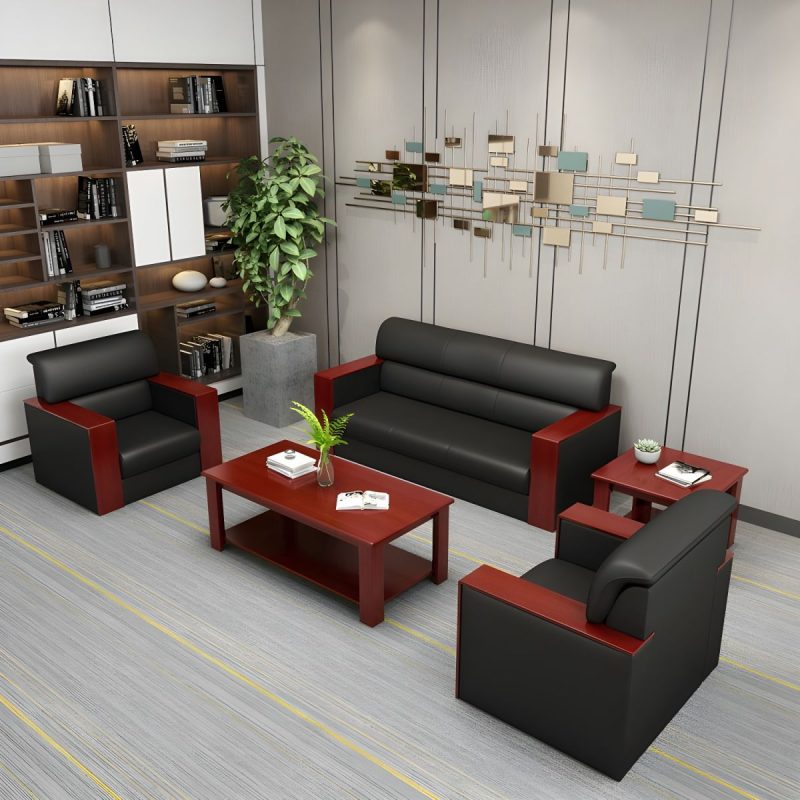 Executive 5-seater office sofa