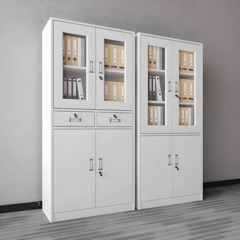 2-door metallic storage cabinet - Image 4