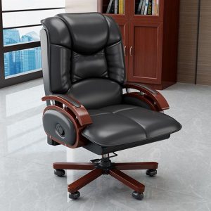 Directors reclining leather office chair