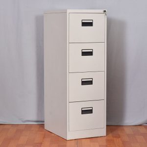 Steel 4-drawer office filing cabinet