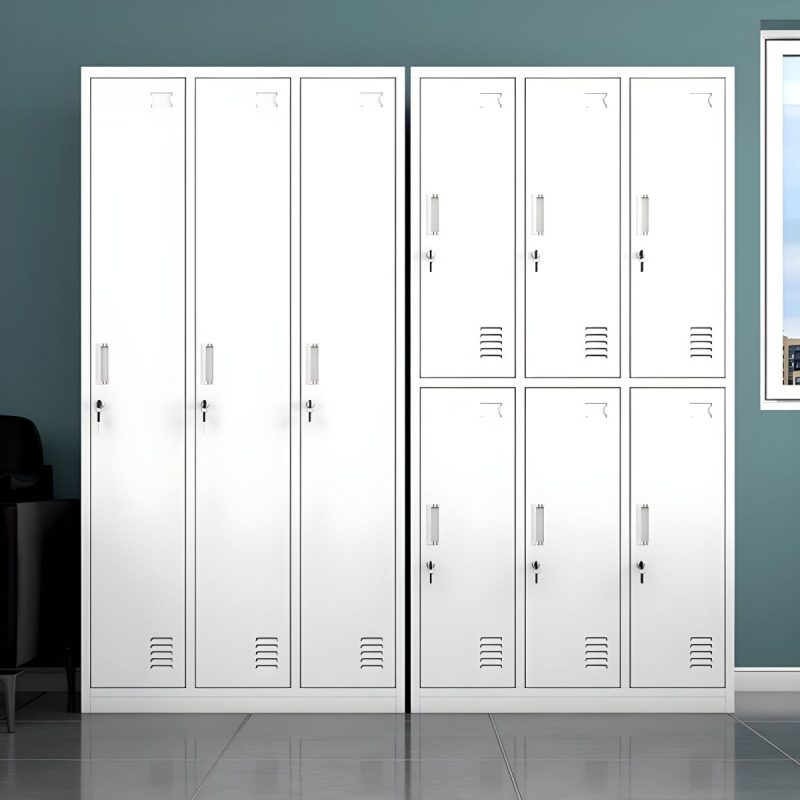 Steel 6-compartment metallic cabinet - Image 3