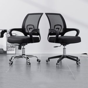 Secretarial low back office chair