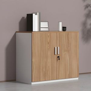 Wooden storage cabinet