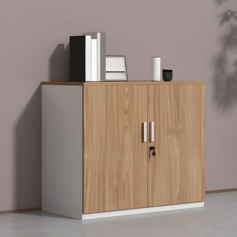 Wooden storage cabinet
