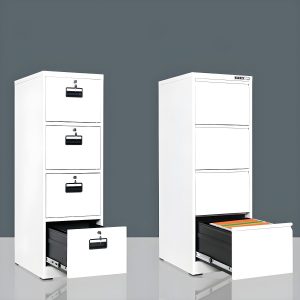 4 drawer file cabinet with 4 keys
