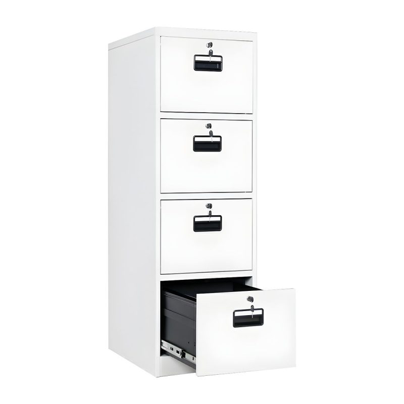 4 drawer file cabinet with 4 keys - Image 5