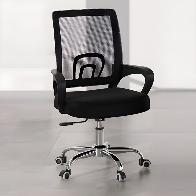 Secretarial low back swivel chair - Image 2