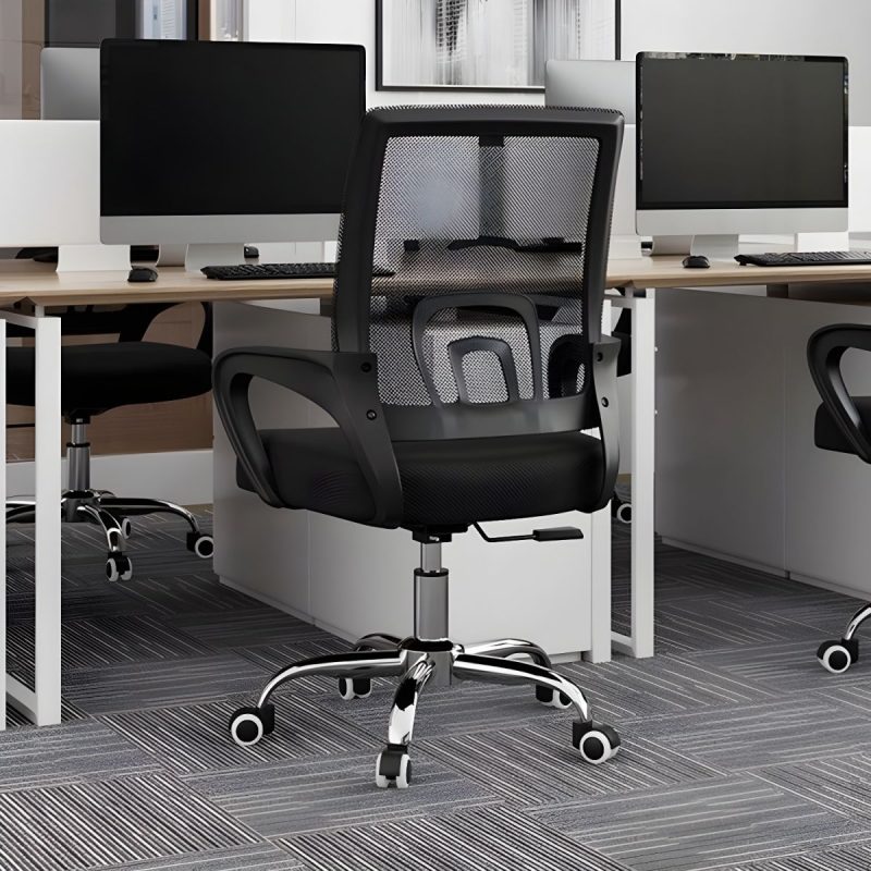 Secretarial low back swivel chair - Image 5