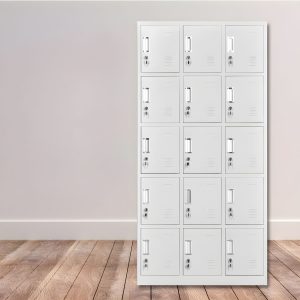 15-locker steel filing cabinet