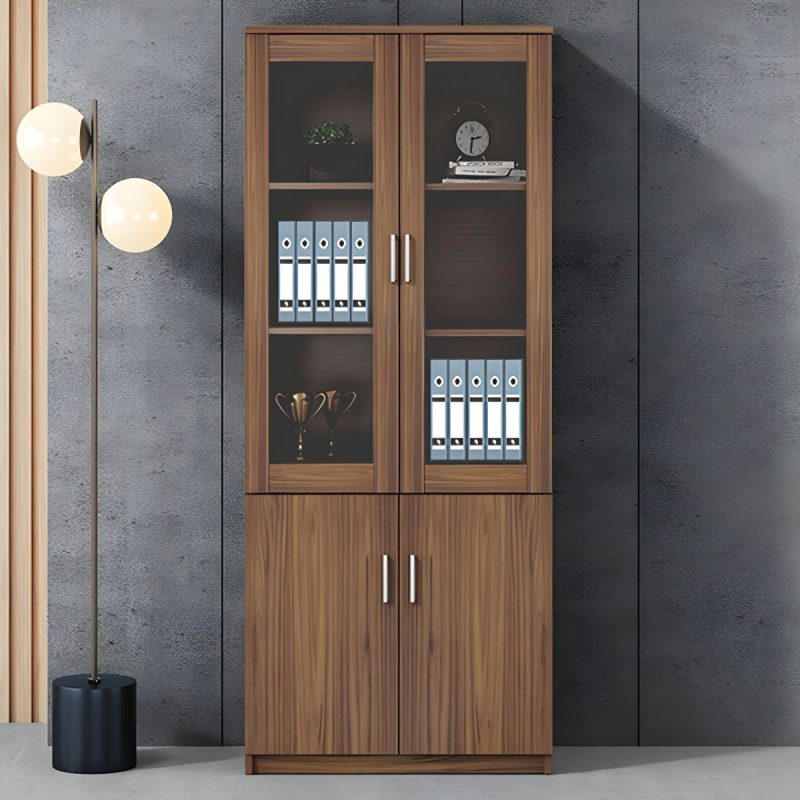 2-door wooden storage cabinet