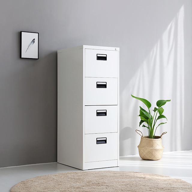 4 drawer lockable filing cabinet - Image 2
