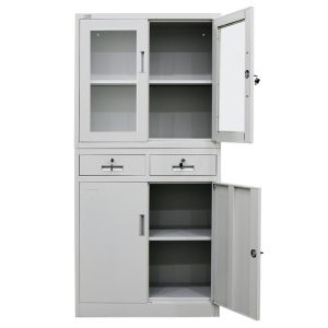Metallic Cabinet 4-Doors(+2 drawers)