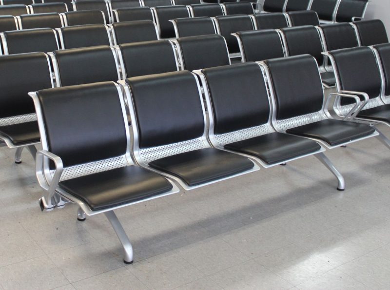 4-link padded waiting bench - Image 2