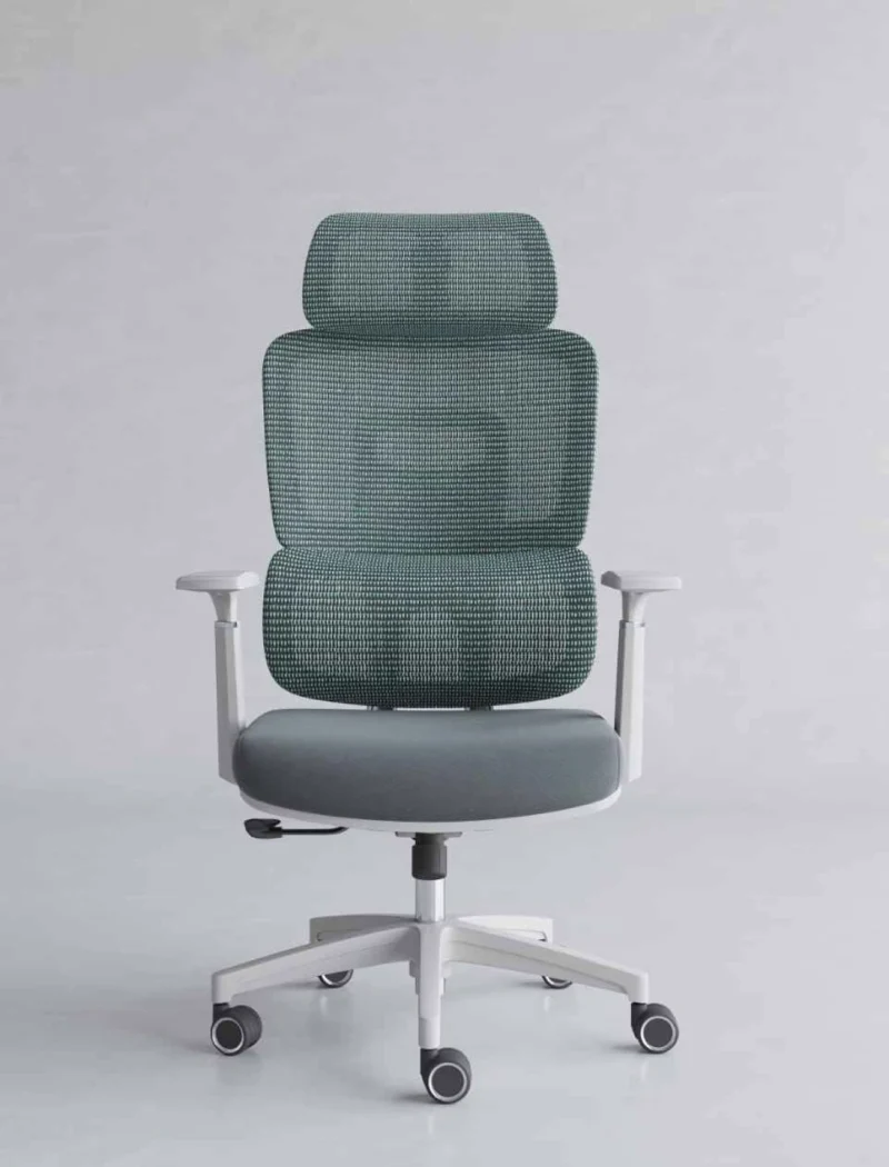 Orthopedic seat with adjustable lumbar support