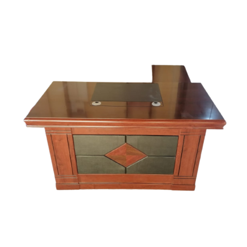 140cm L-shaped executive office desk - Image 2
