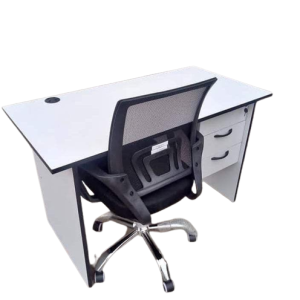 0.9 meters desk & secretarial seat combo