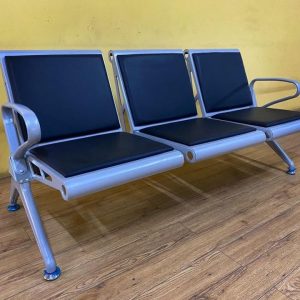 Heavy Duty 3 Seater Padded Link Chair