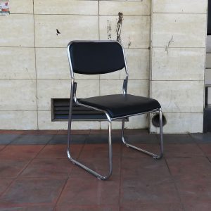 Chrome office seat