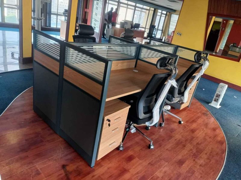 4-Way Workstation (Brown) - Image 4