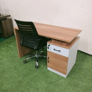 Study desk and task chair combo