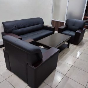 VIP office leather sofa set + Table
