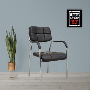 Black catalina office visitor seat