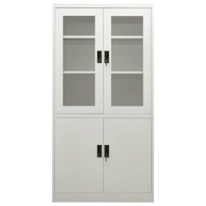 Two door steel cabinet
