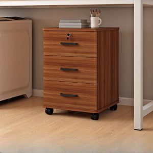 3-drawer movable pedestal