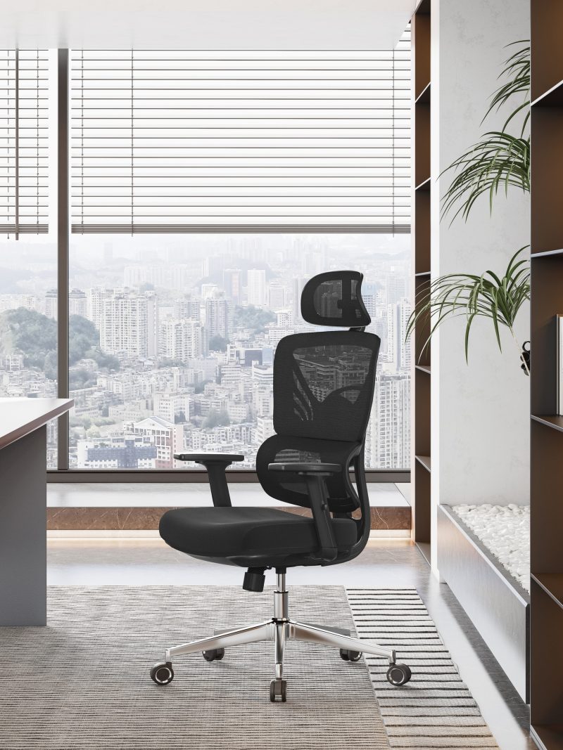 High back orthopedic reclining chair