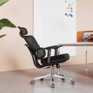 Orthopedic reclining office seat