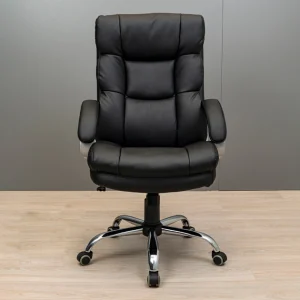Black high back executive seat