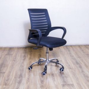 Ergonomic mid back swivel office chair