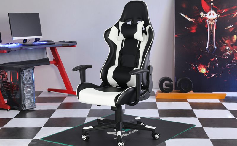 Gaming chair-white - Image 3