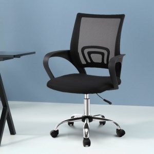 Secretarial low back swivel chair