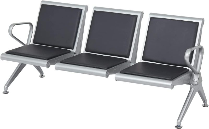 3 link heavyduty padded waiting bench - Image 3