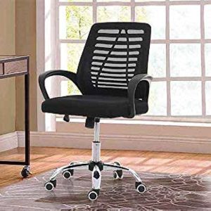 Mid back office chair-black