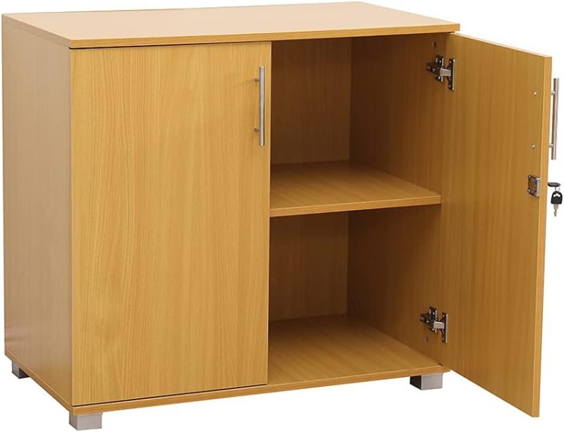 Beech executive office cupboard - Image 3