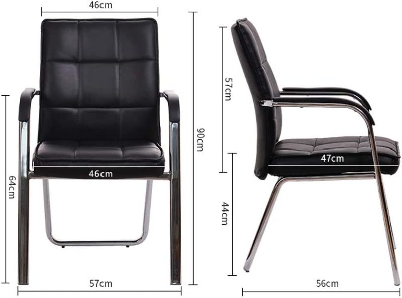 Leather Conference Visitor's Chair - Image 4