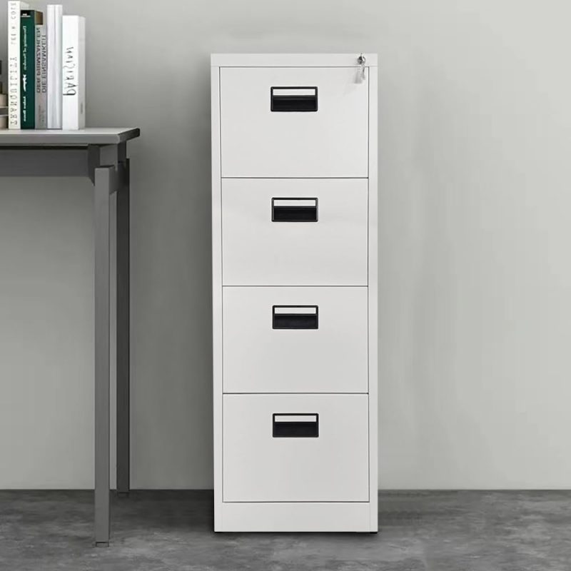 Modern 4-drawer vertical locking cabinet - Image 3