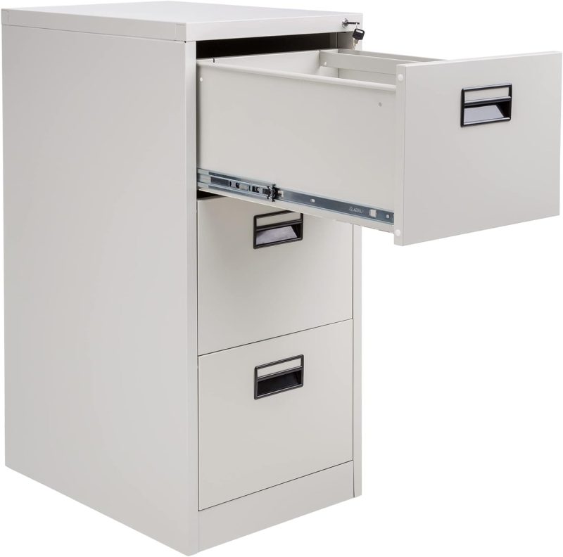 Lockable 3-drawer filing cabinet - Image 3