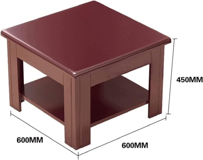 Mahogany office coffee stool - Image 2