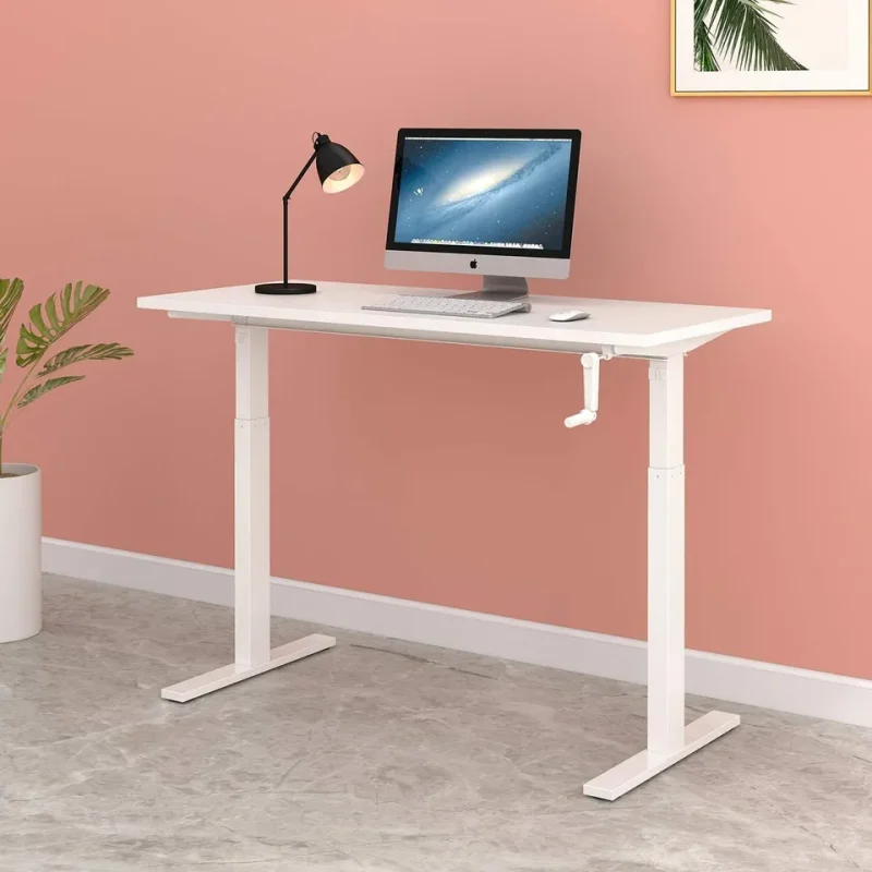 Manual adjustable height table