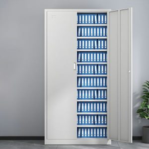 2-door locking storage cabinet