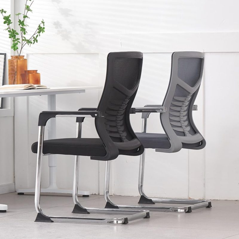 Ergonomic mesh office visitor seat - Image 3