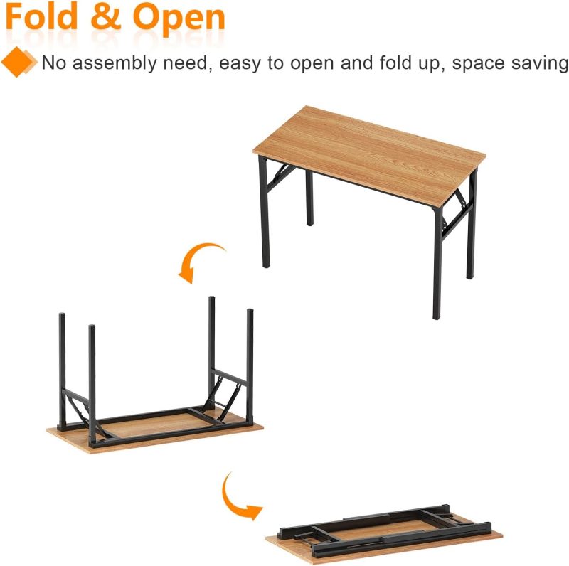 1200mm foldable study table - Image 2