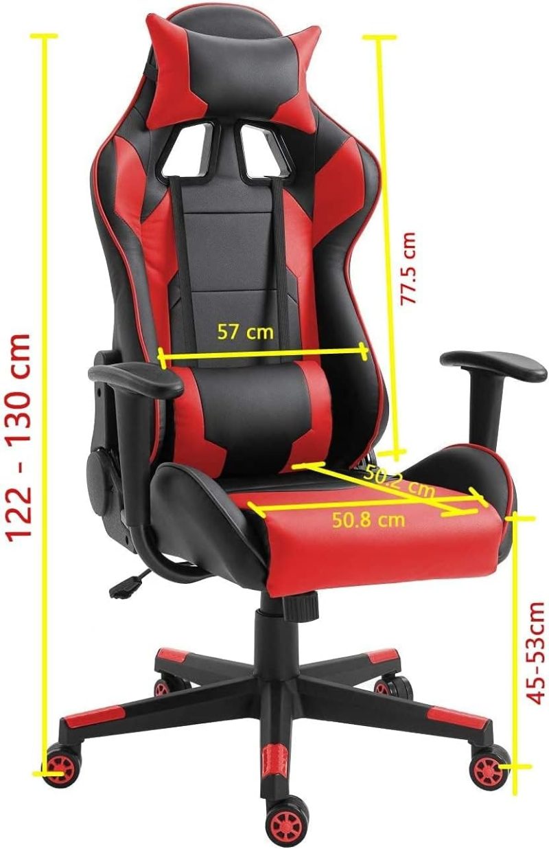 Gaming chair-red - Image 4