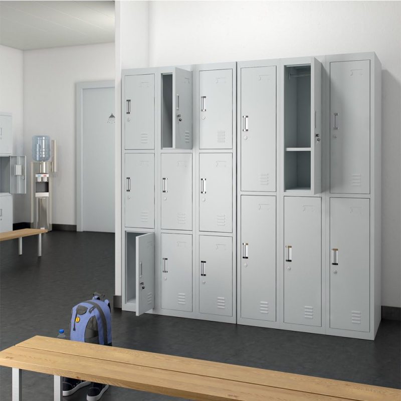 9 locker steel filing cabinet - Image 6